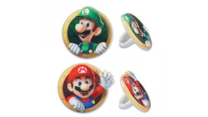 Bague MArio et Luigi